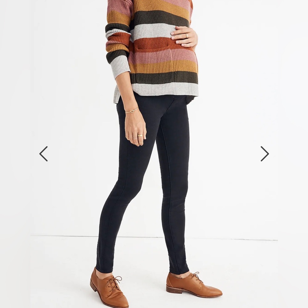 Madewell NWT Maternity Over-the-Belly Skinny Jeans in Lunar Wash 29